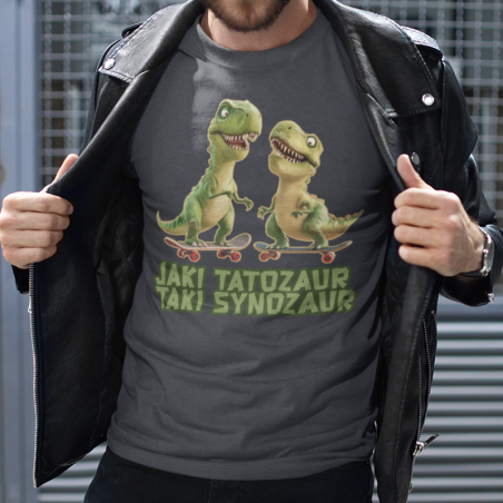 Koszulka męska | Jaki Tatozaur Taki Synozaur