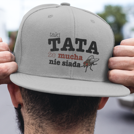 Czapka snapback | Taki tata, że mucha nie siada