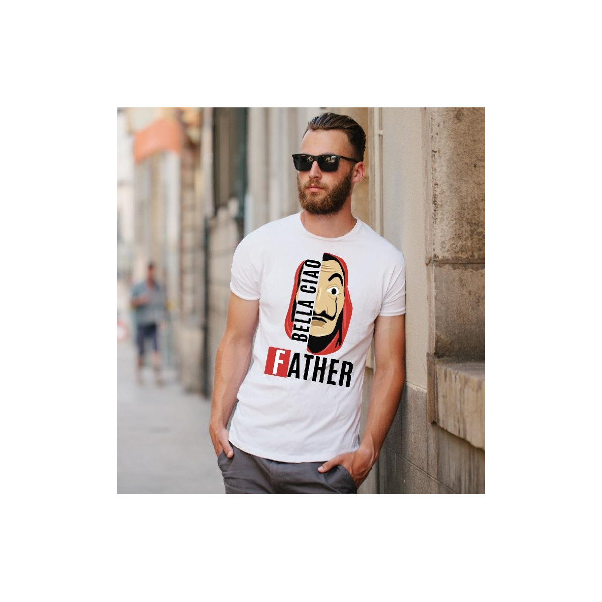 T-shirt oversize Najlepszy tata w galaktyce