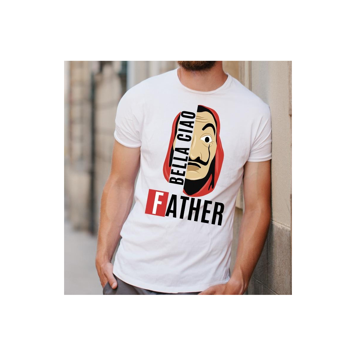 T-shirt oversize Najlepszy tata w galaktyce