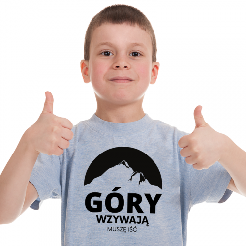 T-shirt Kids Szary | Góry...