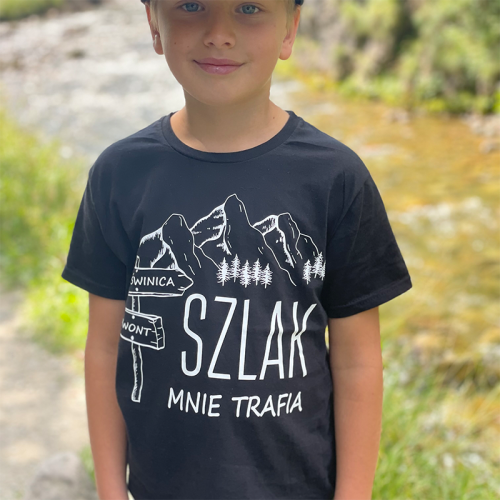 T-shirt Kids Czarny | Szlak...