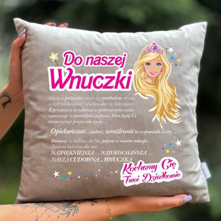 PODUSZKA | Do Naszej Wnuczki, Dziadkowie- Barbie