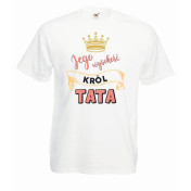 T-shirt oversize DTG KRÓL TATA 