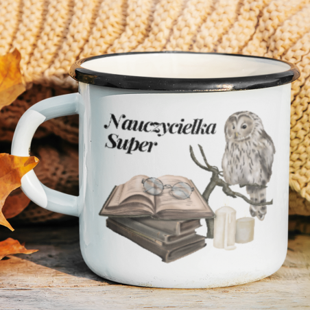 Kubek Emaliowany | Nauczycielka Super