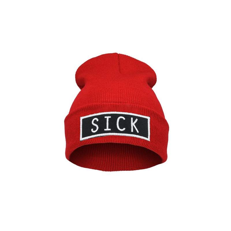 krasnal naszywka SICK BLACKRE/czarna/