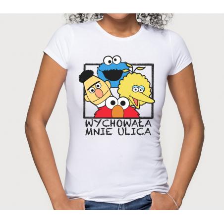 T-shirt lady slim Wychowała mnie ulica [OUTLET 2]