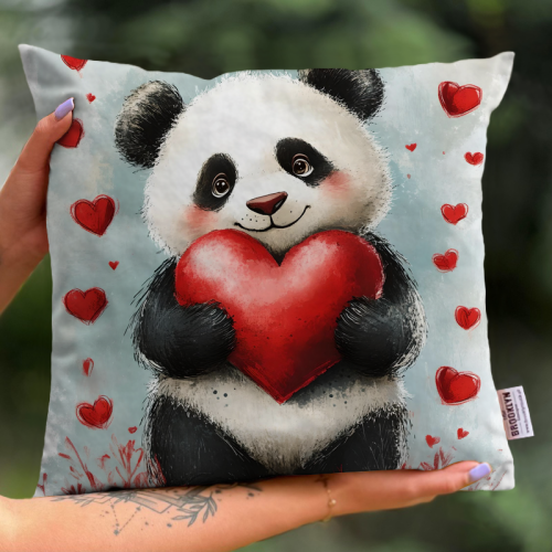 Poduszka | Walentynkowa Panda