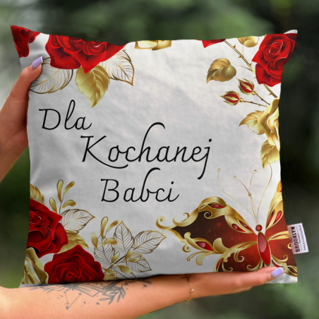 Poszewka| Dla Kochanej Babci - Róże 2 [OUTLET 2]