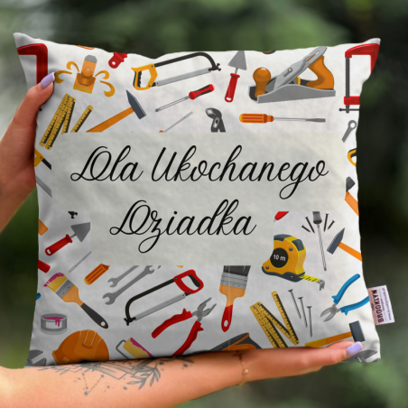 Poszewka | Dla Ukochanego Dziadka - Narzędzia [OUTLET 2]