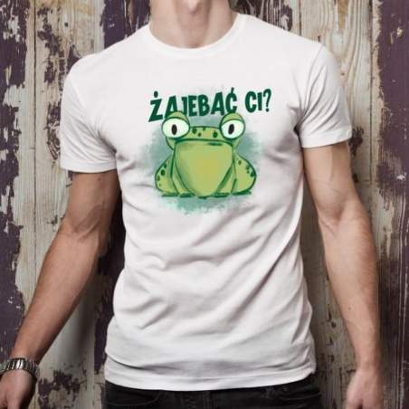 T-shirt oversize DTG Żajebać ci 2