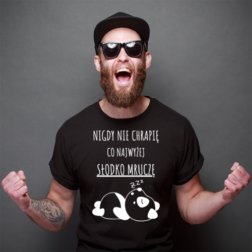 T-shirt Oversize Czarny |...