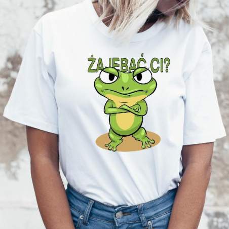 T-shirt lady slim Żajebać ci XD