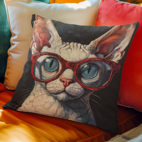 Poduszka | Kotek devon rex 3