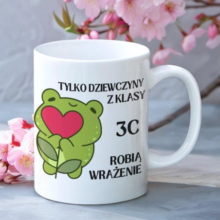 Kubek personalizowany | Tylko Dziewczyny Z Klasy Robią Wrażenie