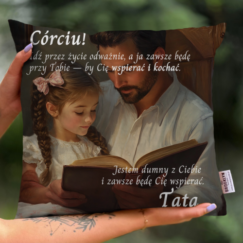 Poduszka | Córciu Twój Tata...