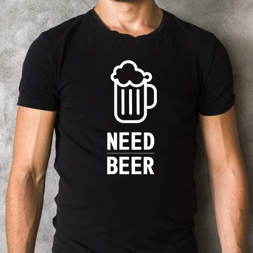 T-shirt oversize NEED BEER