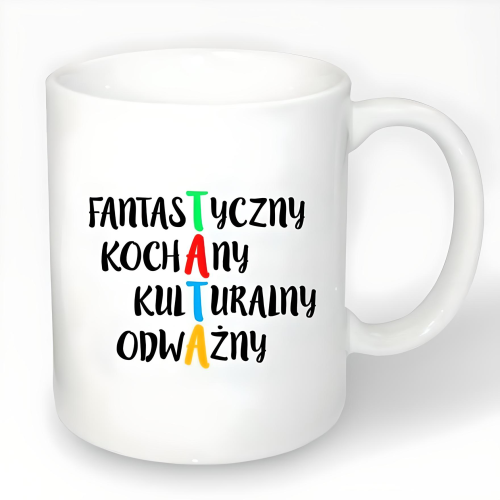 Kubek z nadrukiem TATA