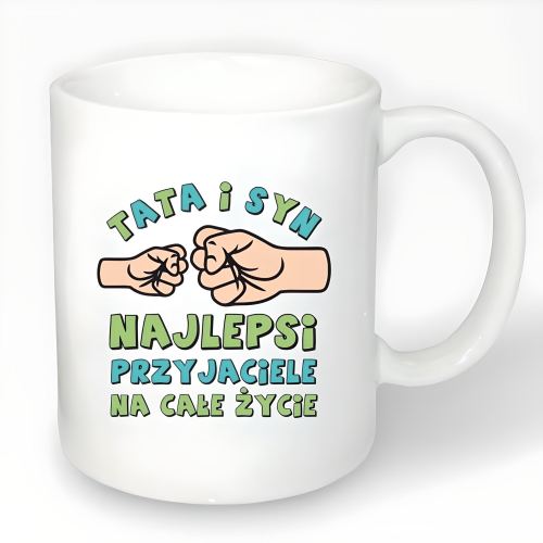 Kubek z nadrukiem TATA I SYN