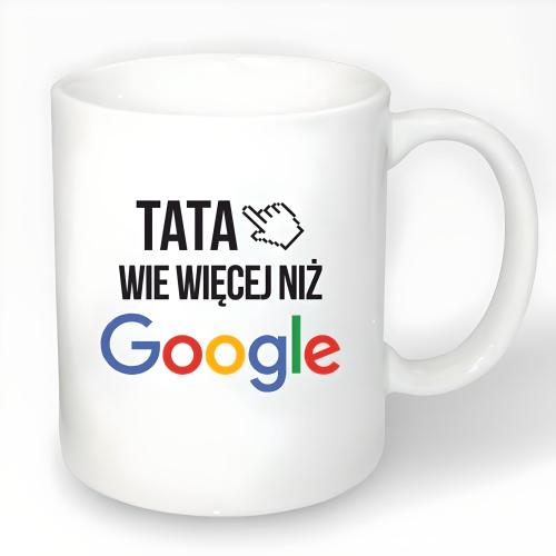 Kubek z nadrukiem TATA WIE...