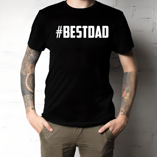 T-shirt oversize Best Dad 3