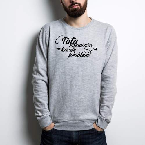 Bluza oversize szara/czarna...