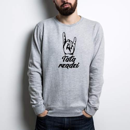 Bluza oversize szara/czarna...