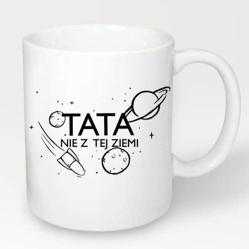 Kubek z nadrukiem TATA nie...