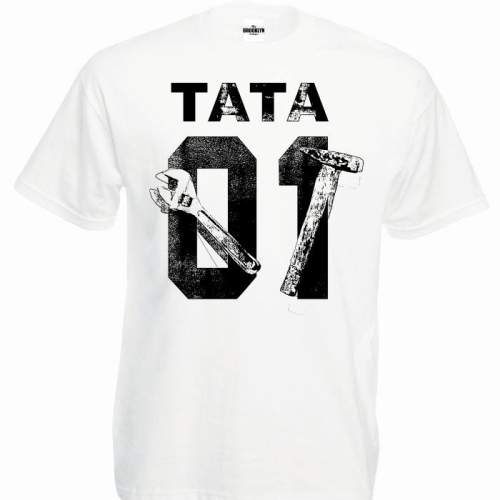 T-shirt oversize biała DTG...