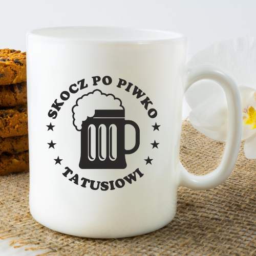 Kubek z nadrukiem SKOCZ PO...