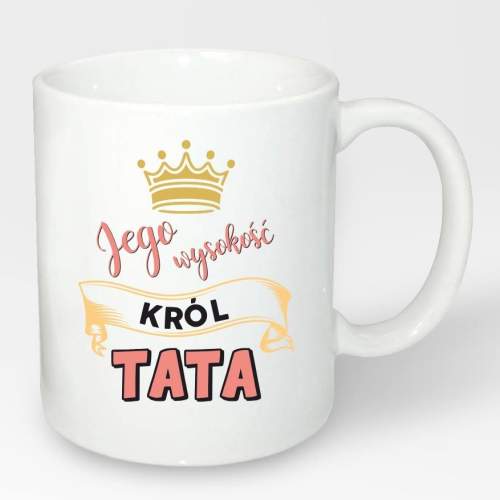 Kubek z nadrukiem KRÓL TATA