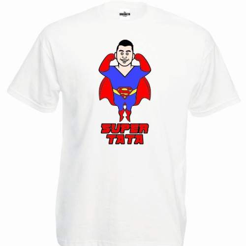 T-shirt oversize Super Tata...