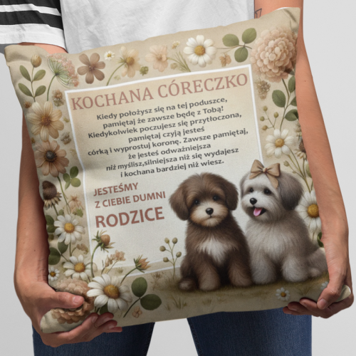 Poduszka | Kochana Córeczko...