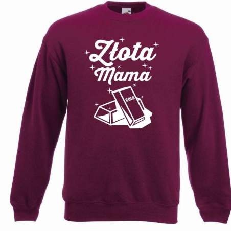 bluza oversize ZŁOTA MAMA