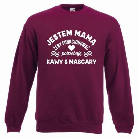 bluza oversize JESTEM MAMĄ POTRZEBUJĘ