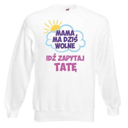 Bluza oversize DTG MAMA MA WOLNE