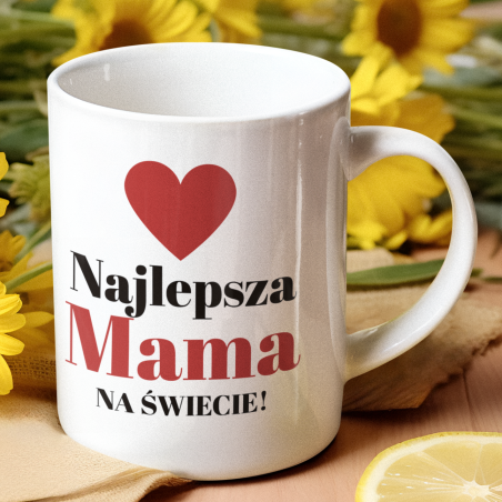 Kubek | Najlepsza Mama Na Świecie - Serce