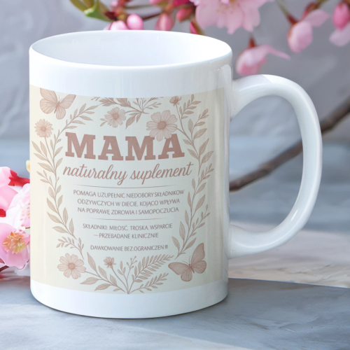 Kubek | Mama - Naturalny...