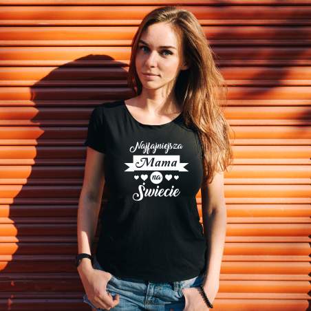 T-shirt lady NAJFAJNIEJSZA MAMA