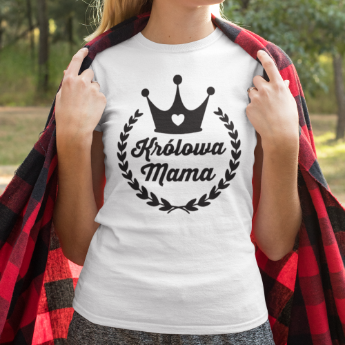 T-shirt lady KRÓLOWA MAMA