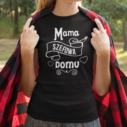 T-shirt lady SZEFOWA MAMA