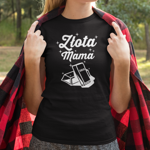 T-shirt lady ZŁOTA MAMA