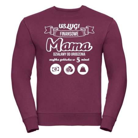 bluza oversize Usługi finansowe mama