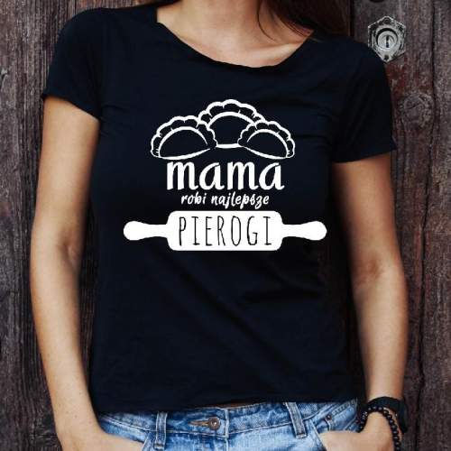 T-shirt lady Mam robi...