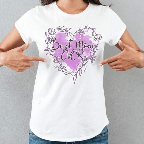 T-shirt lady Besto Mom ever