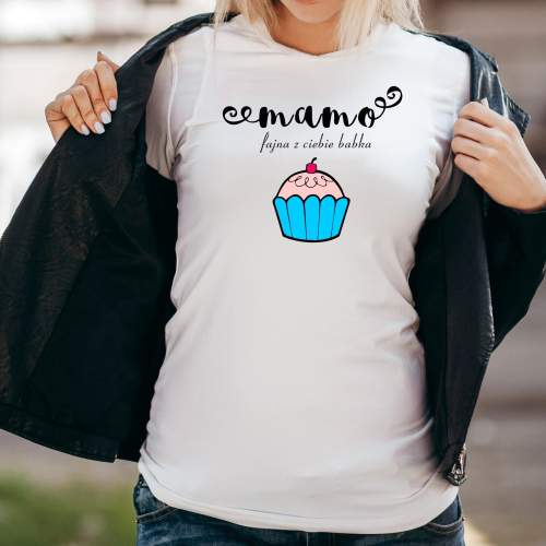 T-shirt lady slim DTG mama...