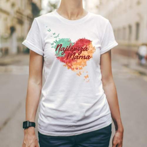 T-shirt lady Najlepsza mama...