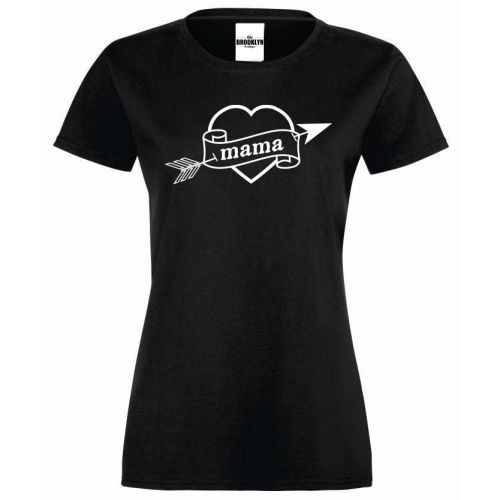 T-shirt lady MAMA W SERCU