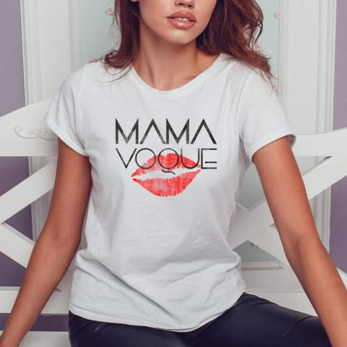 T-shirt lady slim DTG MAMA...