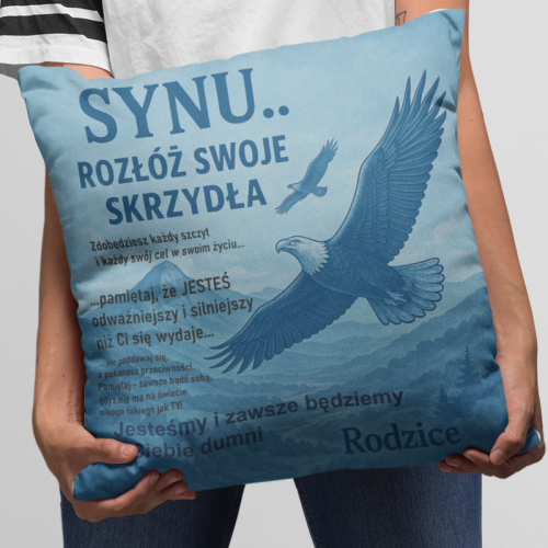 Poduszka | Synu - Zdobywaj...